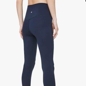 Lululemon Align Leggings with pockets - Navy, 25 inches; size 2
